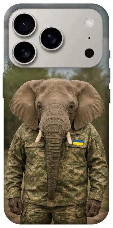 Чехол на Apple iPhone 18 Pro Слон защитник фото 2 из 2