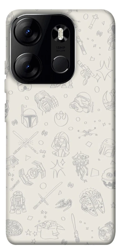 Чохол на Tecno Spark Go 2023 Star Wars background ver.1 фото 1 з 1