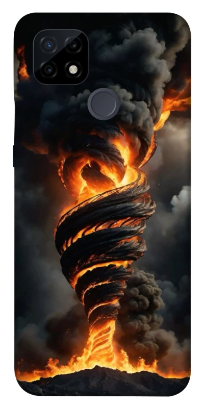 Чехол на Realme C21 Огненный торнадо фото 1 из 1