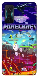 Чехол на Xiaomi Redmi K50 Gaming Minecraft world фото 1 из 1