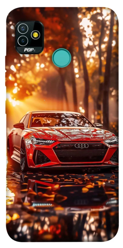 Чехол на TECNO POP 5 Audi at sunset фото 1 из 1