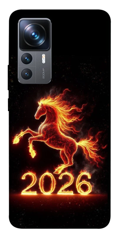 Чохол на Xiaomi 12T / 12T Pro Red Fire Horse ver.1 фото 1 з 1