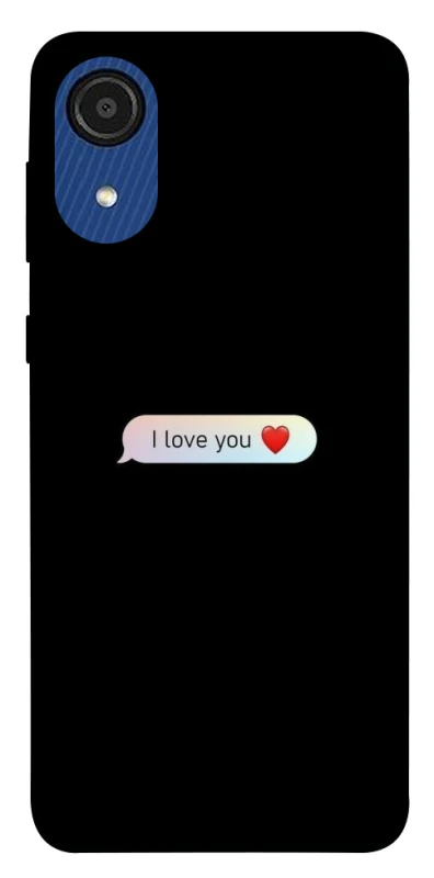 Чехол на Samsung Galaxy A03 Core Love aesthetic ver.10 фото 1 из 1