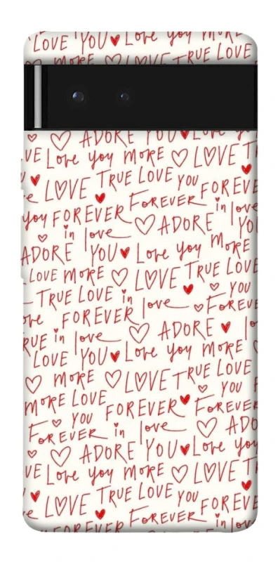 Чехол на Google Pixel 6 Love aesthetic ver.4 фото 1 из 1