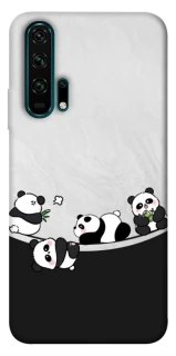 Чохол на Huawei Honor 20 Pro Four pandas фото 1 з 1
