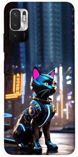 Чехол на Xiaomi Poco M3 Pro 4G / 5G Cyber cat фото 1 из 1