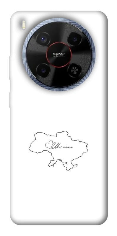 Чохол на ZTE Blade V70 Max Ukraine map фото 1 з 1