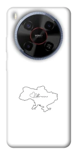 Чохол на ZTE Blade V70 Max Ukraine map фото 1 з 1