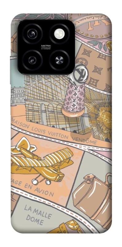 Чехол на ZTE Blade A55 4G Fashion collage ver.2 фото 1 из 1