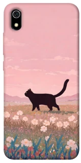 Чехол на Xiaomi Redmi 7A cat on a field фото 1 из 1