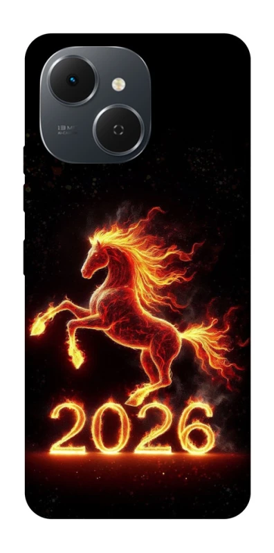 Чохол на TECNO Spark 40C Red Fire Horse ver.1 фото 1 з 1