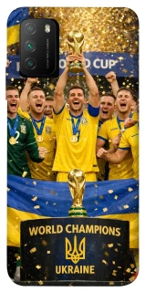 Чохол на Xiaomi Poco M3 UA-Football ver.5 фото 1 з 1