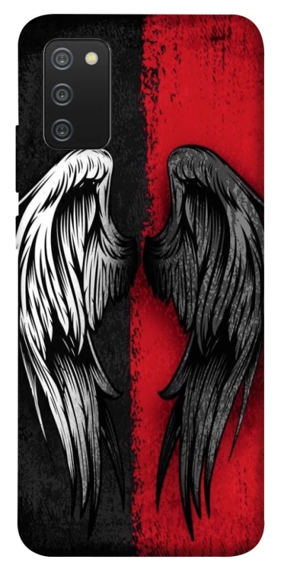 Чехол на Samsung Galaxy A02s Angel and Devil фото 1 из 1