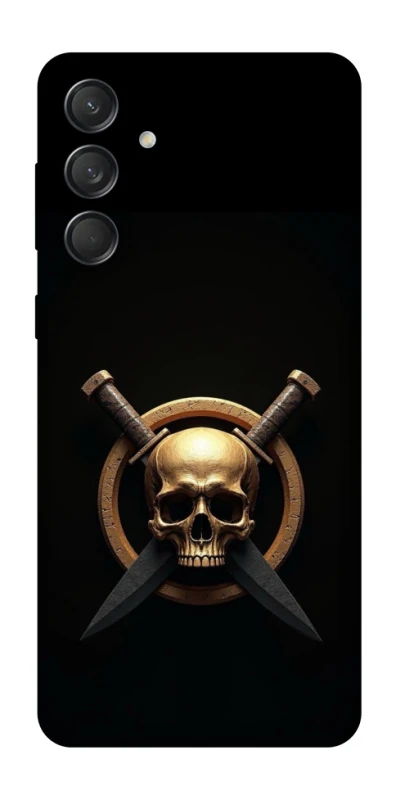 Чохол на Samsung Galaxy M55 Golden Skull фото 1 з 1