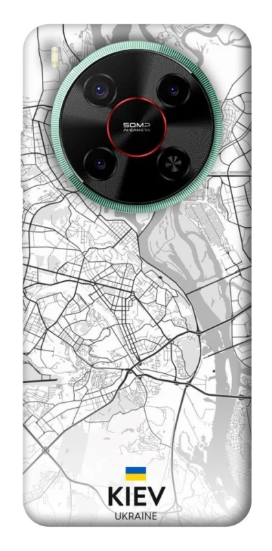 Чохол на ZTE Nubia V70 Max Kiev white map фото 1 з 1