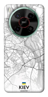 Чохол на ZTE Nubia V70 Max Kiev white map фото 1 з 1