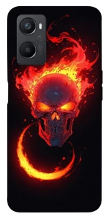 Чехол на Oppo A96 Blood Skull фото 1 из 1