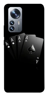 Чохол на Xiaomi 12 / 12X Black Cards фото 1 з 1