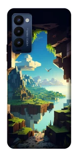 Чехол на TECNO Camon 18 Pro Minecraft sunrise фото 1 из 1