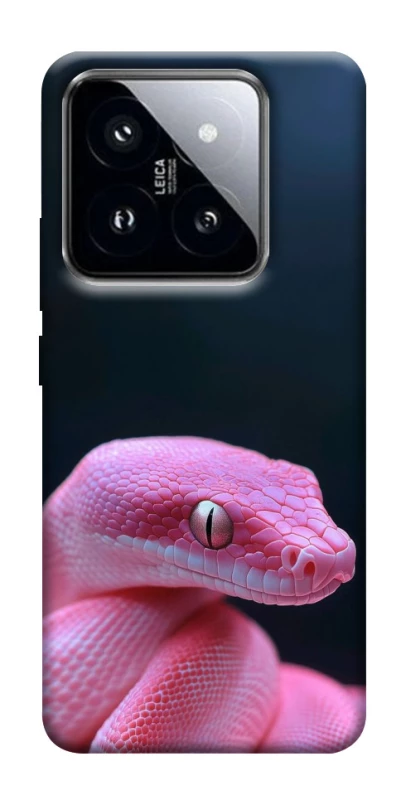 Чехол на Xiaomi 14 Pro Розовая Змея фото 1 из 1
