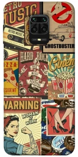 Чохол на Xiaomi Redmi Note 9s / Note 9 Pro / Note 9 Pro Max Retro collage ver.2 фото 1 з 1