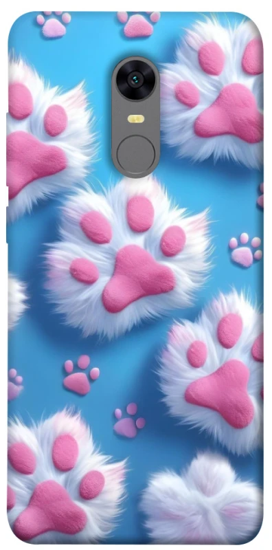 Чехол на Xiaomi Redmi 5 Plus / Redmi Note 5 (Single Camera) Cat paw фото 1 из 1