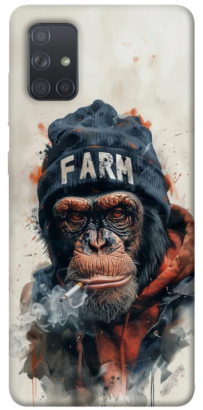 Чехол на Samsung Galaxy A71 Шимпанзе v3 фото 1 из 1