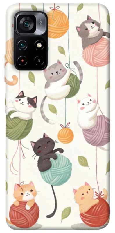 Чохол на Xiaomi Poco M4 Pro 5G Funny Kittens фото 1 з 1