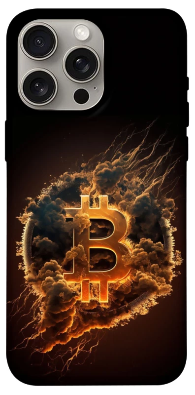 Чехол на Apple iPhone 15 Pro Max (6.7") Smoky Bitcoin фото 1 из 1