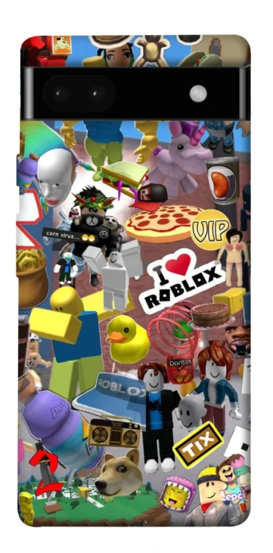 Чохол на Google Pixel 6a Roblox collage ver.5 фото 1 з 1