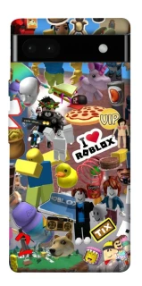 Чохол на Google Pixel 6a Roblox collage ver.5 фото 1 з 1