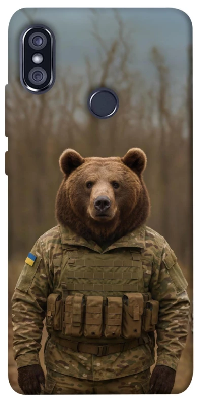 Чохол на Xiaomi Redmi Note 5 Pro / Note 5 (AI Dual Camera) Ведмідь захисник фото 1 з 1
