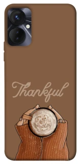 Чехол на TECNO Spark 9 Pro Thankful coffee фото 1 из 1