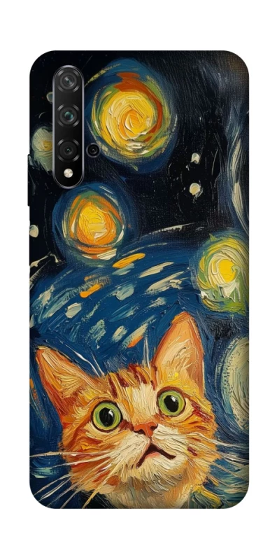 Чохол на Huawei Honor 20 / Nova 5T paint cat фото 1 з 1