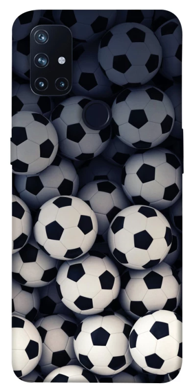 Чохол на OnePlus Nord N10 5G Футбольні м'ячи фото 1 з 1