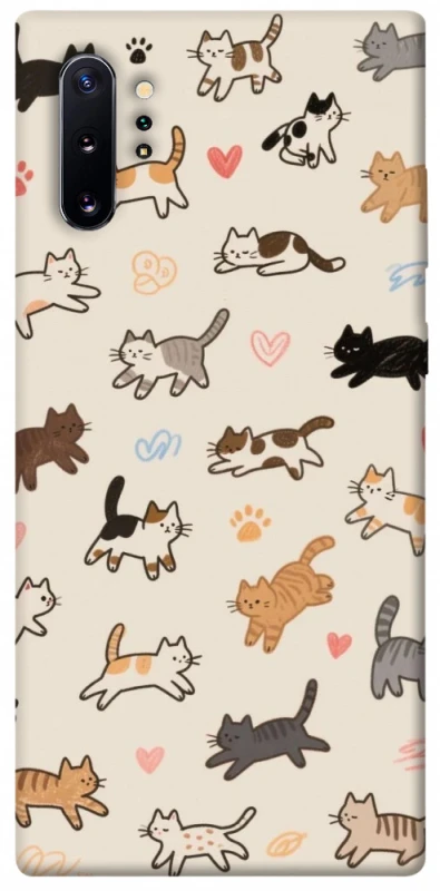 Чехол на Samsung Galaxy Note 10 Plus Cat style ver.2 фото 1 из 1