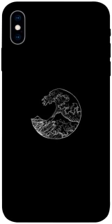 Чехол на Apple iPhone X (5.8") Black tsunami фото 1 Чехол на Apple iPhone X (5.8") Black tsunami фото 1 из 1