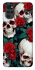 Чохол на Motorola Moto G22 skull and rose фото 1 з 1