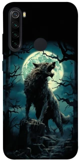 Чохол на Xiaomi Redmi Note 8 Вовк під місяцем фото 1 з 1