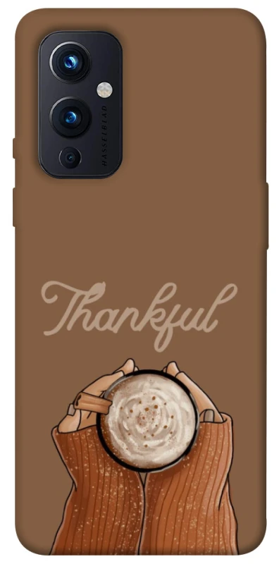 Чехол на OnePlus 9 Thankful coffee фото 1 из 1
