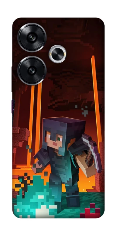 Чохол на Xiaomi Poco F6 Minecraft game adventure фото 1 з 1