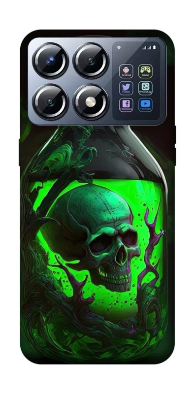 Чехол на Xiaomi POCO X8 Pro Skull bottle фото 1 из 1