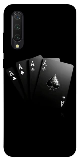 Чехол на Xiaomi Mi CC9 / Mi 9 Lite Black Cards фото 1 из 1