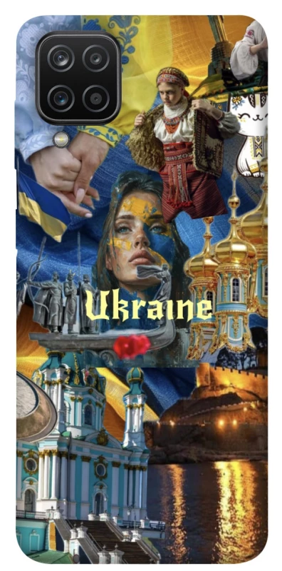 Чехол на Samsung Galaxy A12 Ukraine style ver.3 фото 1 из 1