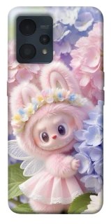 Чохол на Realme 9 4G / 9 Pro+ Labubu & Flowers ver.1 фото 1 з 1