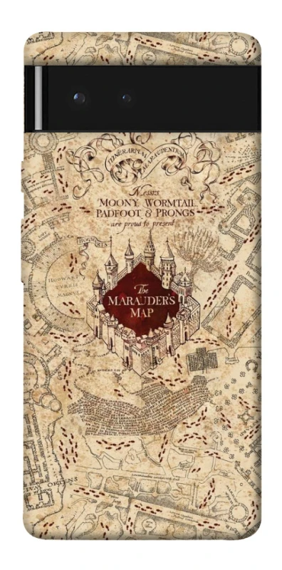 Чохол на Google Pixel 6 Harry Potter Marauder's Map фото 1 з 1