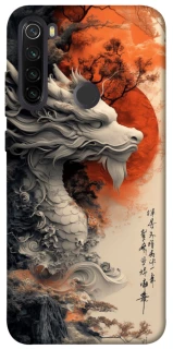 Чехол на Xiaomi Redmi Note 8T white dragon фото 1 из 1