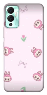 Чохол на Infinix Hot 12 Play Labubu Flower фото 1 з 1