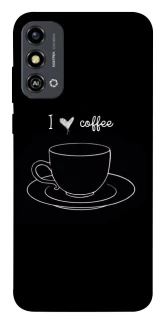 Чехол на ZTE Blade A53 Black coffee фото 1 из 1
