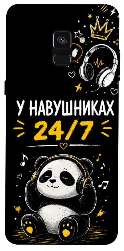 Чехол на Samsung A530 Galaxy A8 (2018) У навушниках 24/7 фото 1 из 1